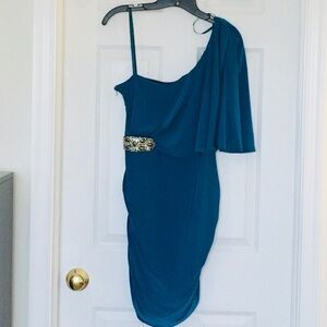 Hailey  NWT One Shoulder Cocktail/Party Dress LGE